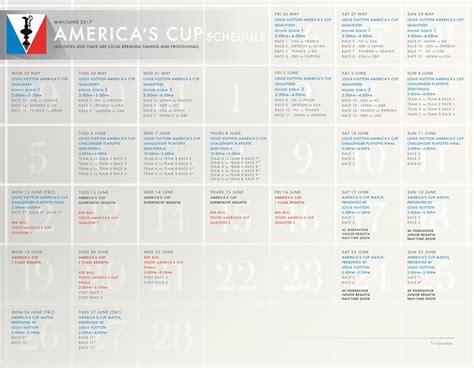 louis vuitton race schedule